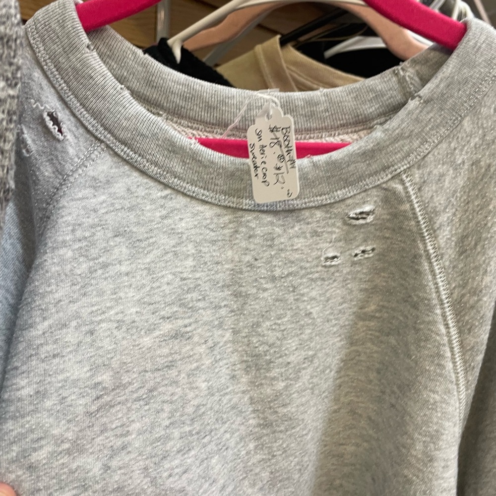 Aerie Crop Sweatshirt Tee Small